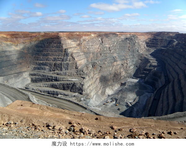 澳大利亚的矿坑